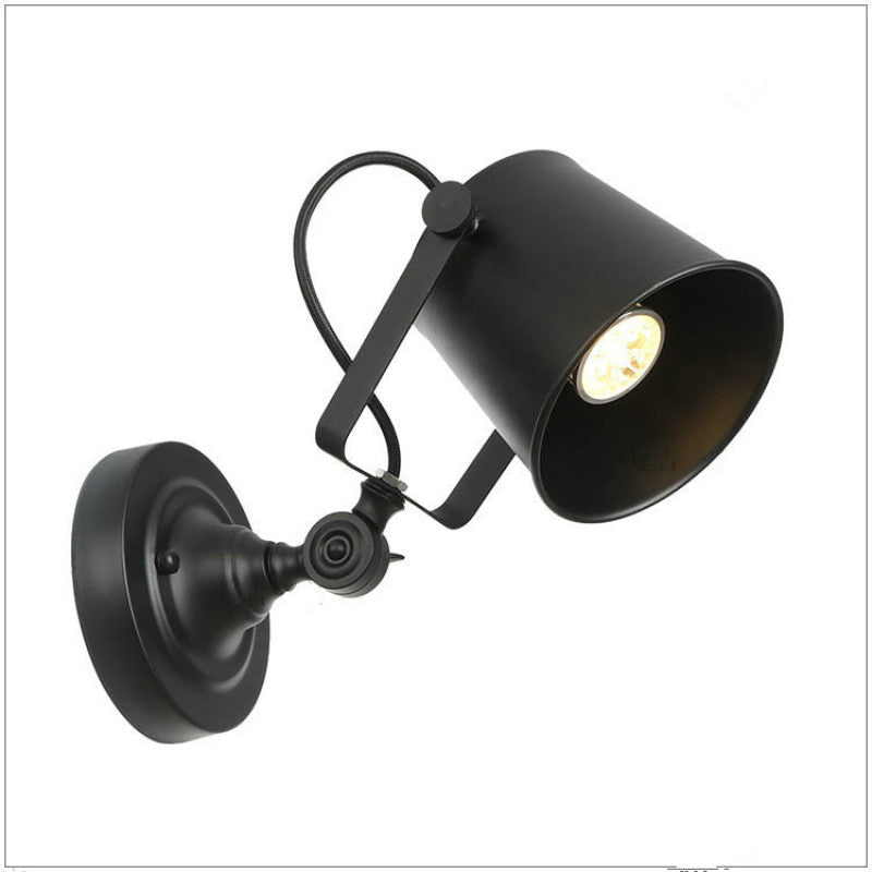 Epoch Moderna LED Applique Minimalismo Regolabile Metallo Nero/Ruggine Soggiorno/Camera da Letto