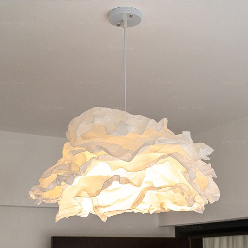 Ritta Wabi-sabi Nuvola Metallo Carta LED Lampade a Sospensione Studio Camera da Letto