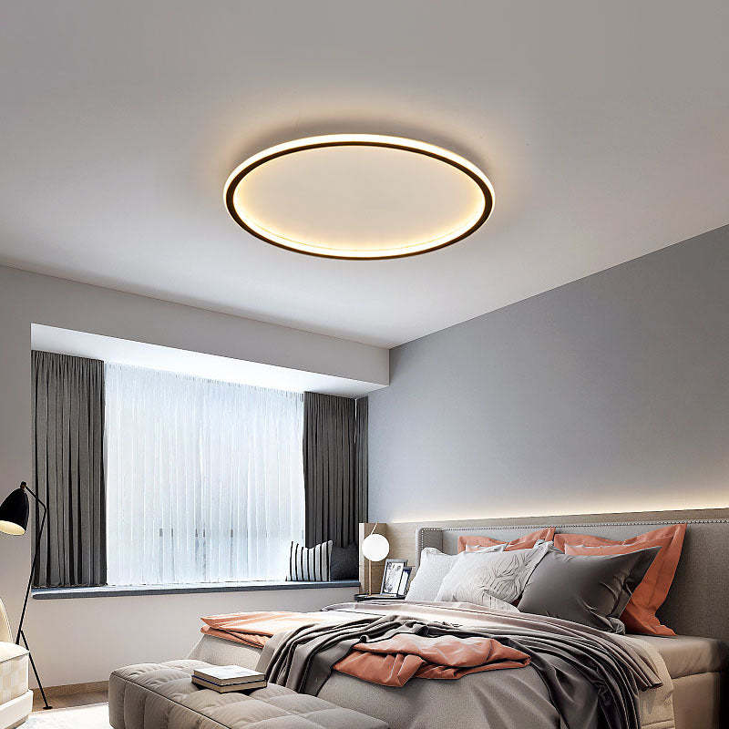 Arisha Moderne LED Plafoniere Rotonde Vuote Bianche