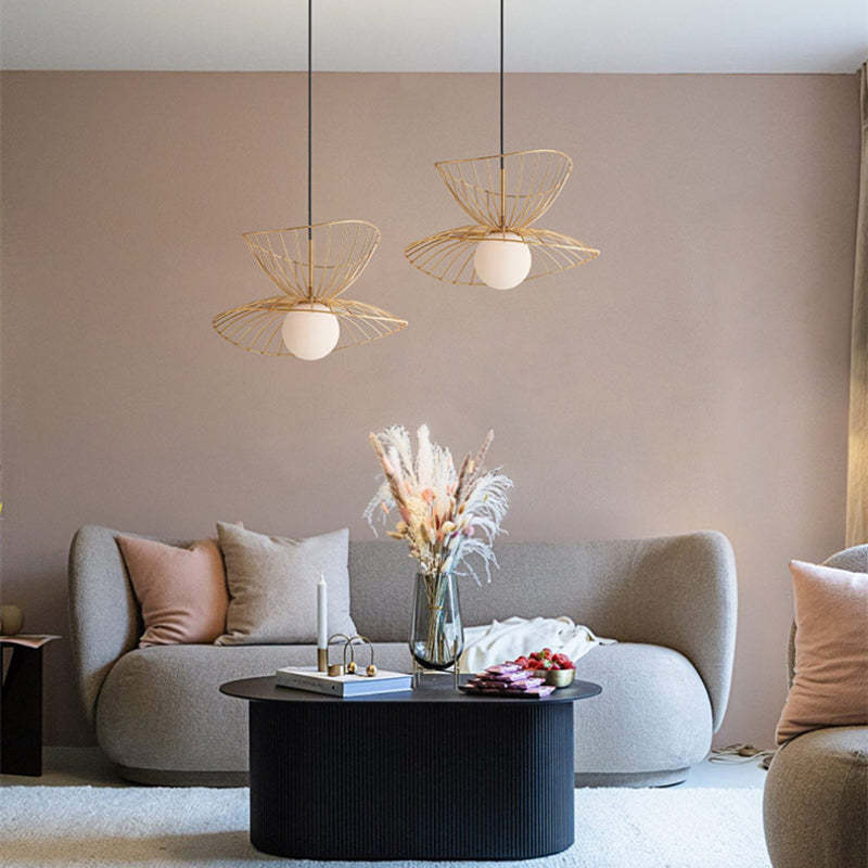 Renée Moderne LED Lampade a Sospensione Metallo Oro/Nero Cucina