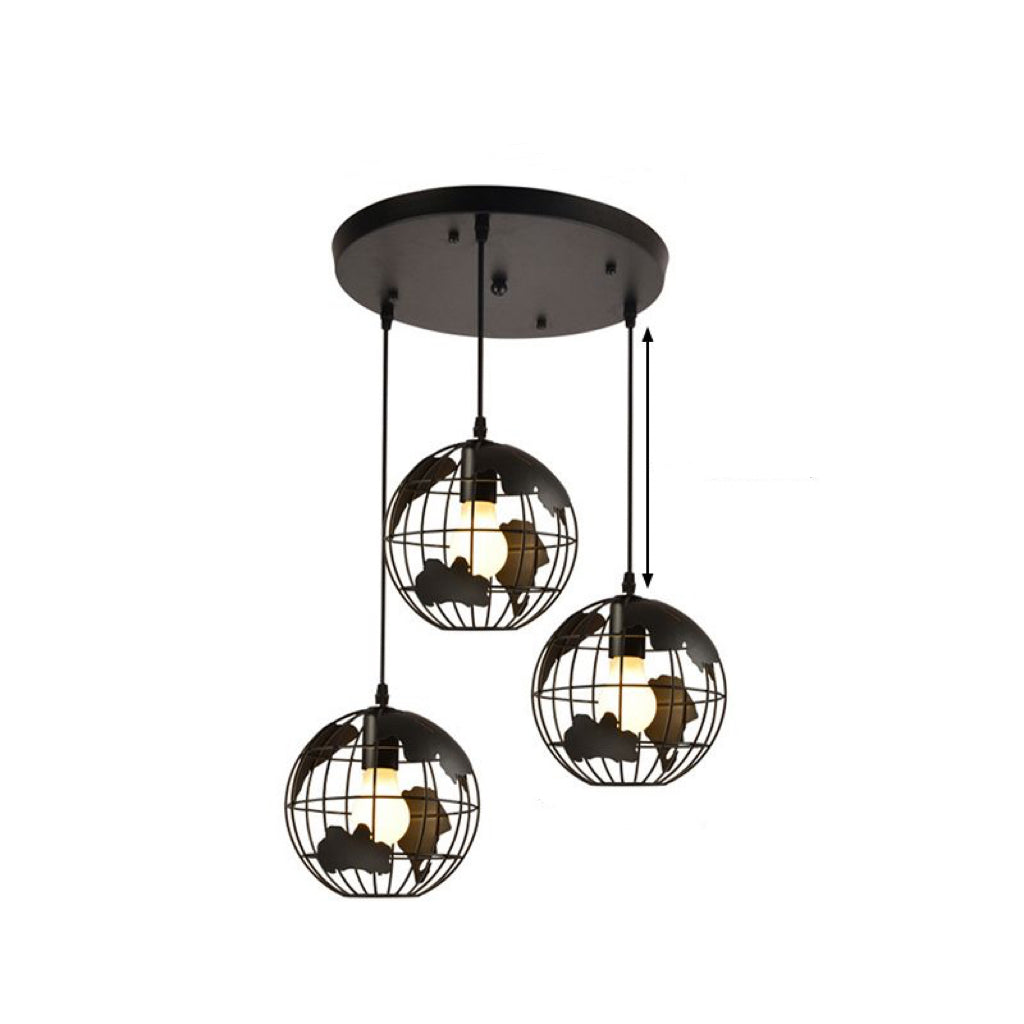 Alessio Cluster Lampade a Sospensione 2 Colore 20cm/30cm Corridoio/Giardino