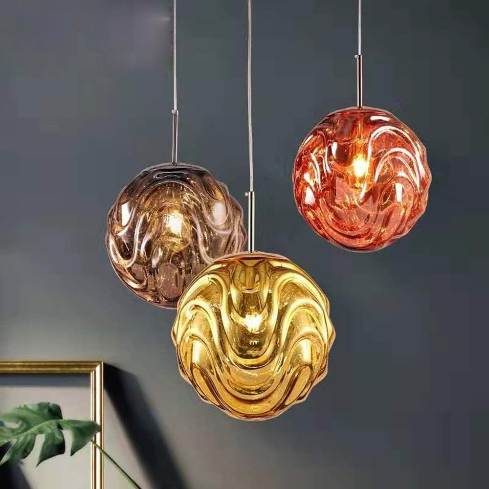 Valentina Moderno Metallo/Vetro Sospensione Ambra/Oro/Nero/Argento/Blu Soggiorno/Camera da letto