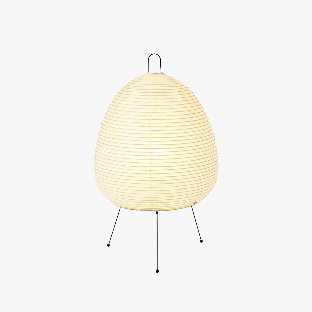 Ritta Moderne Lampada da Terra Carta Artificiale/Metallo Bianco