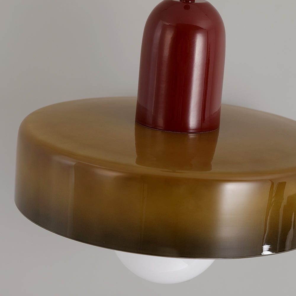 Valentina Moderni Design LED Lampada a Sospensione Multicolore Vetro