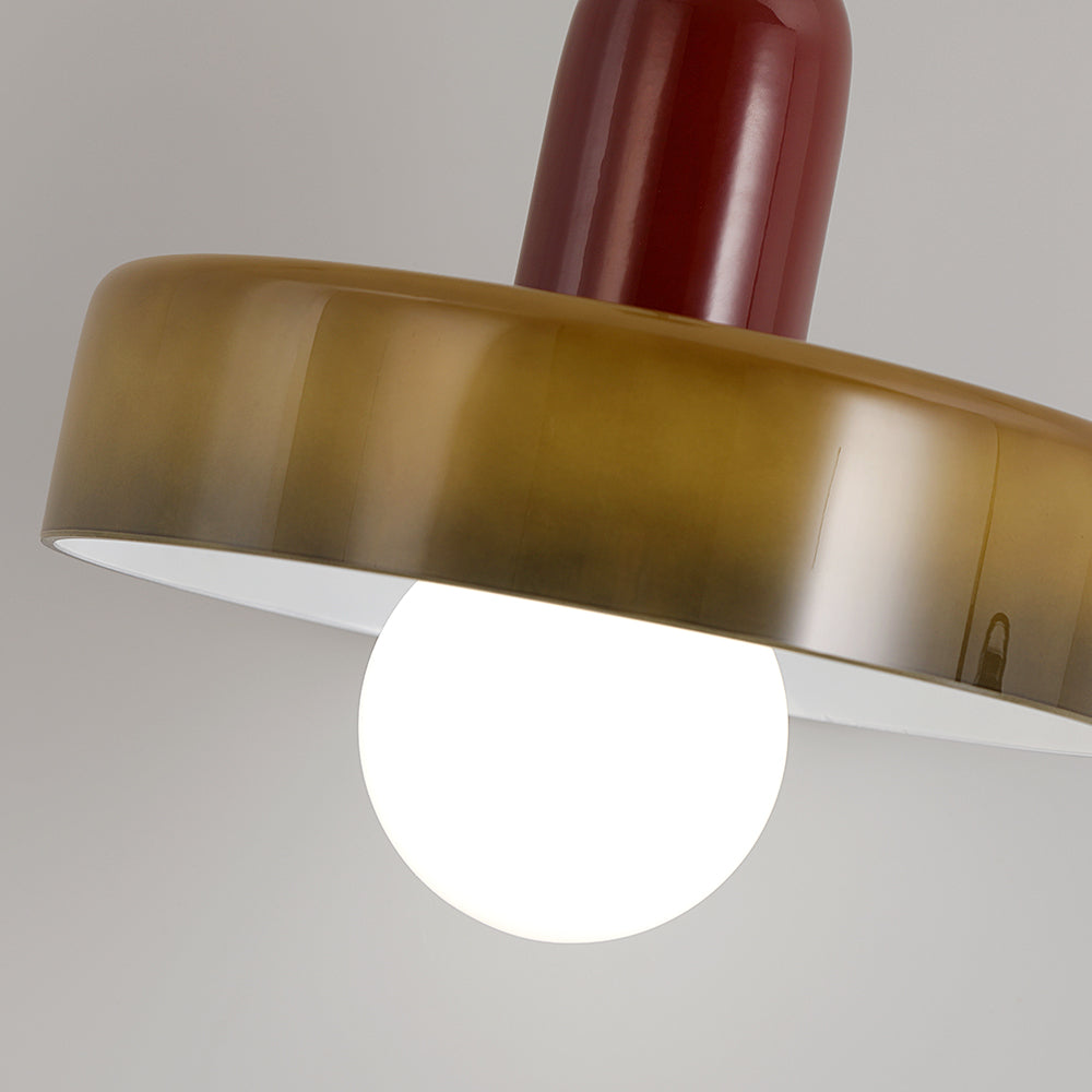 Valentina Moderni Design LED Lampada a Sospensione Multicolore Vetro