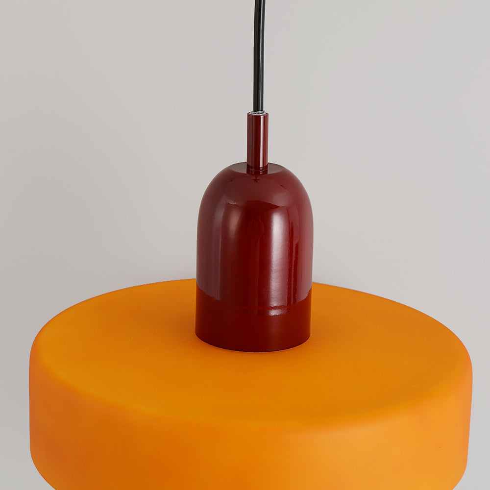 Valentina Moderni Design LED Lampada a Sospensione Multicolore Vetro