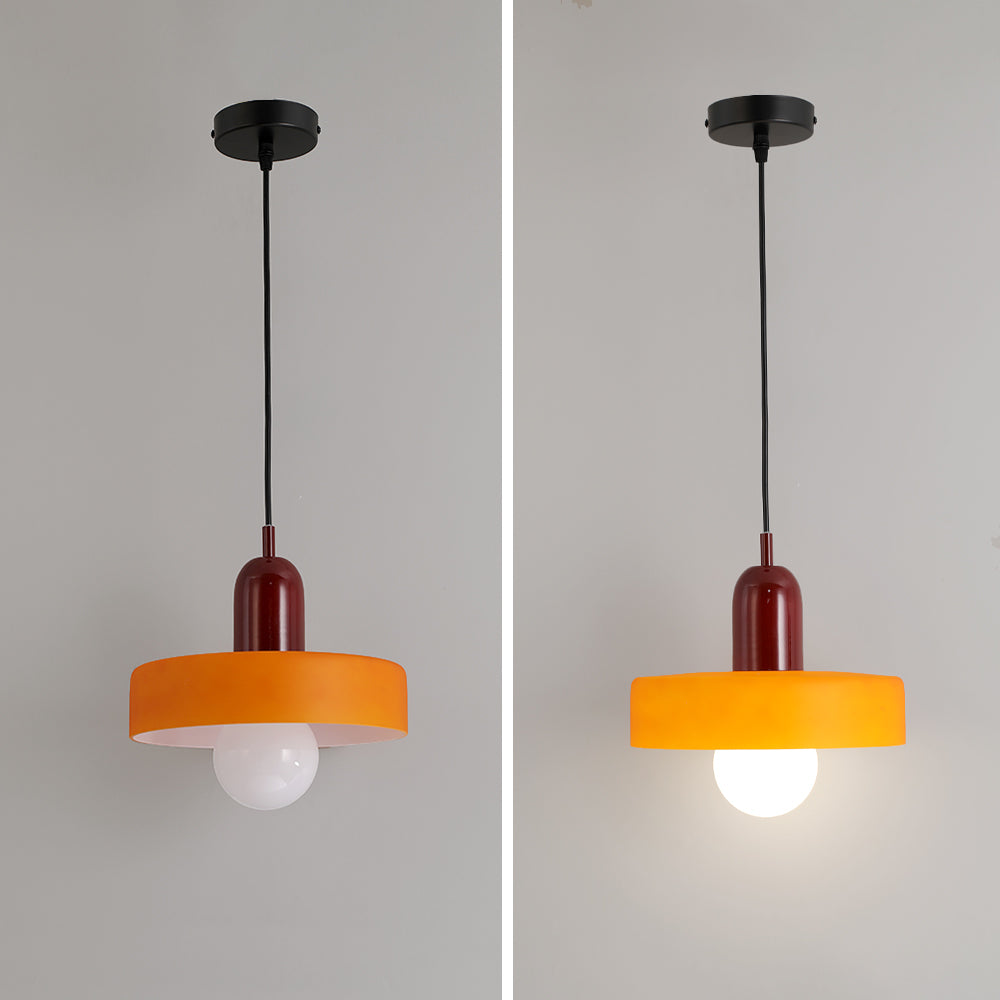 Valentina Moderni Design LED Lampada a Sospensione Multicolore Vetro