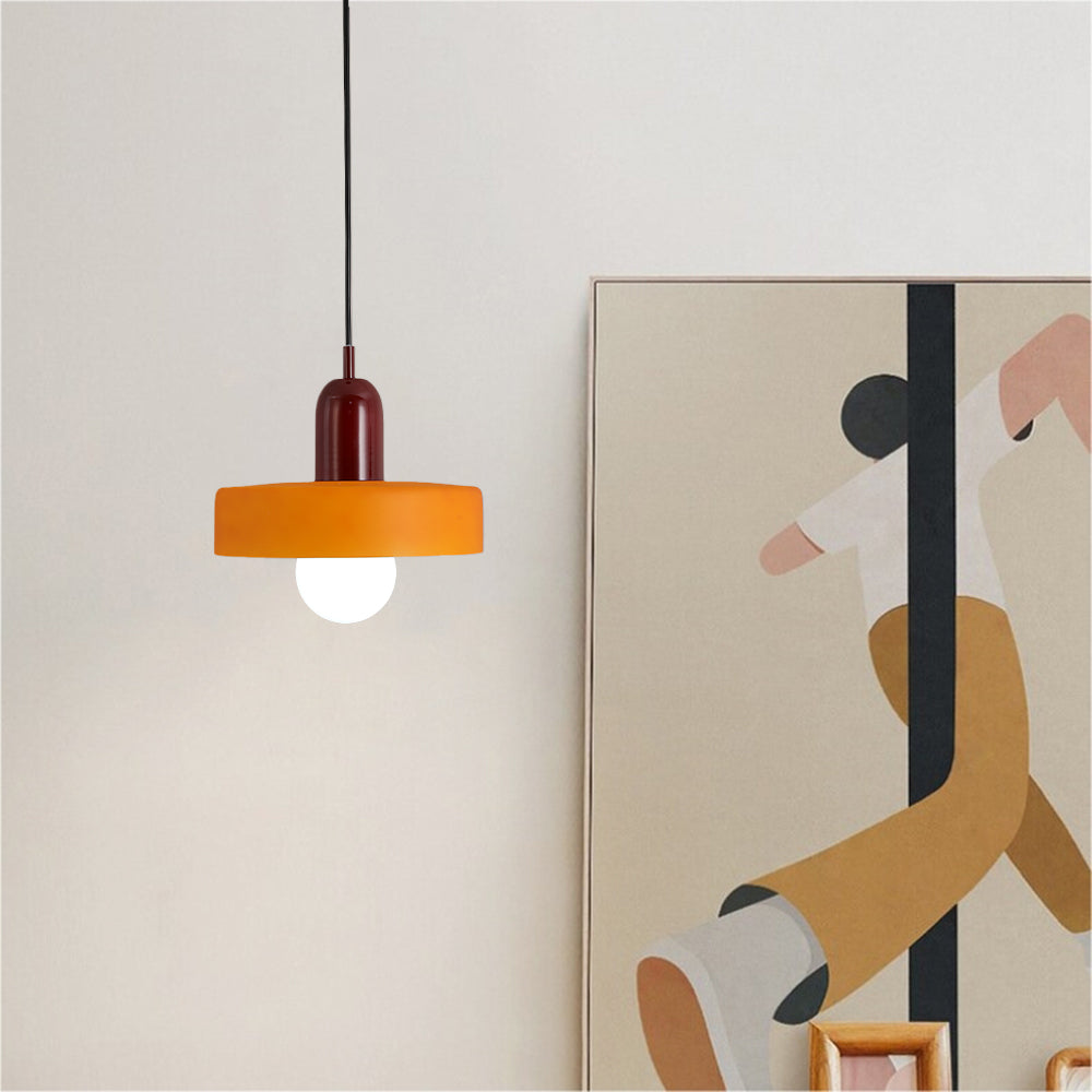 Valentina Moderni Design LED Lampada a Sospensione Multicolore Vetro