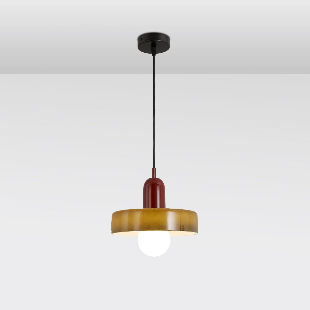 Valentina Moderni Design LED Lampada a Sospensione Multicolore Vetro