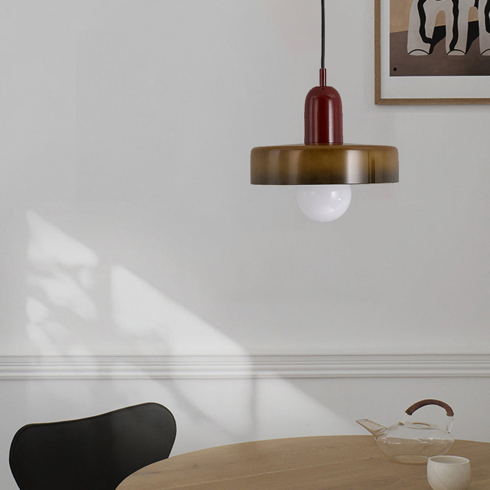Valentina Moderni Design LED Lampada a Sospensione Multicolore Vetro