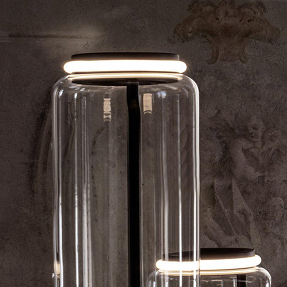 Valentina Minimalista LED Combinazione Lampade a Sospensione Metallo Vetro Nero Soggiorno/Camera da Letto