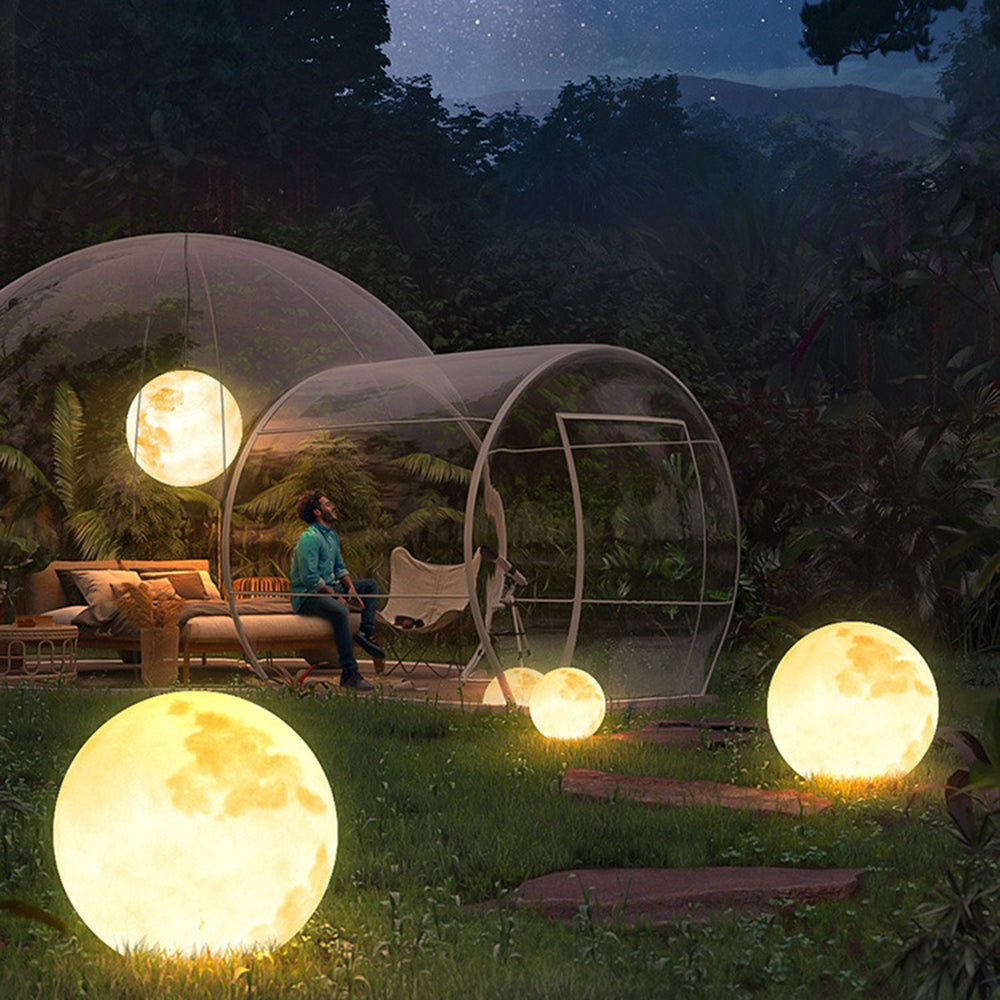 Ray Lampada da Esterno Moderna Bubble Glod Metallo/Resina/Fibra Vetro