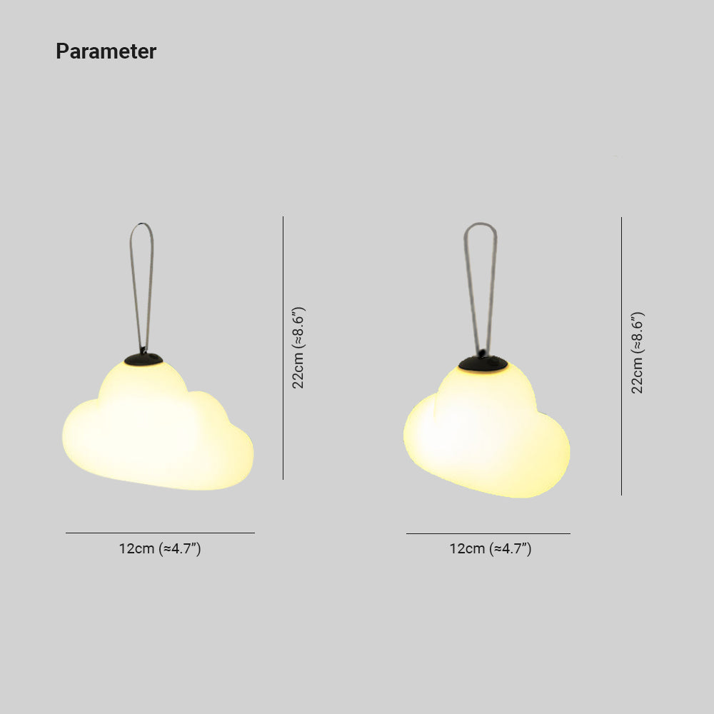 Ray Nuvola Ricaricabile Lampade da Esterno Metallo/Acrilico