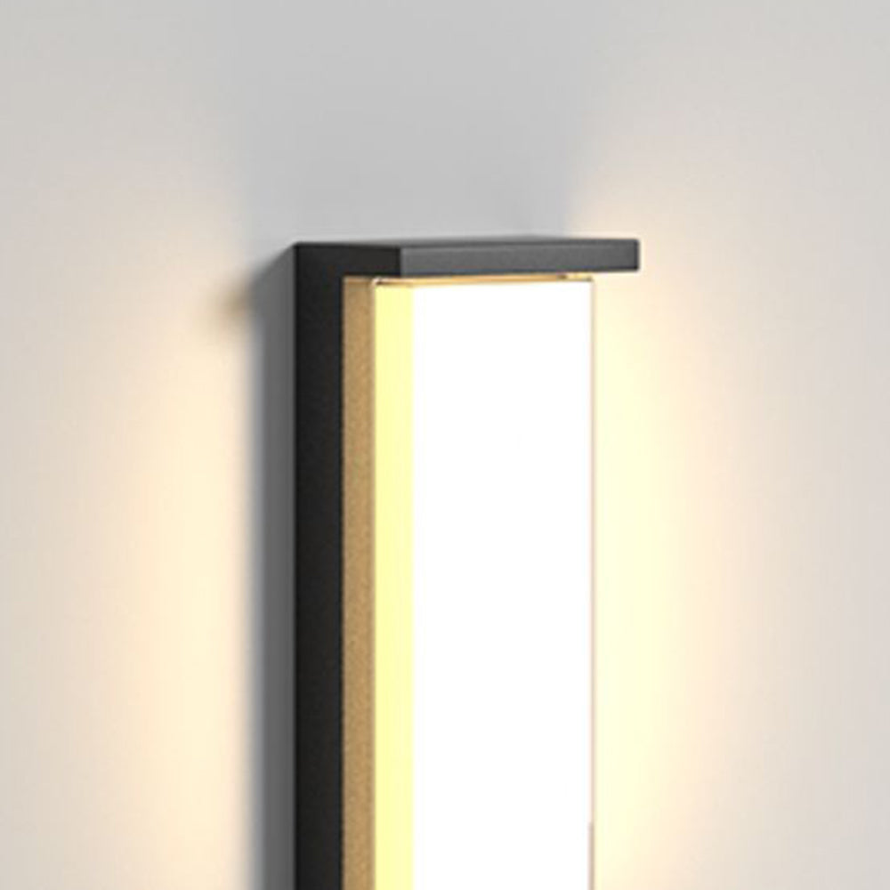 Ray Moderno Minimalista Rettangolare Applique da Esterno Balcone