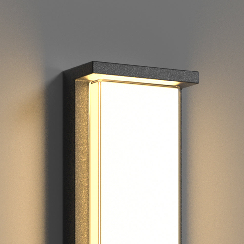 Ray Moderno Minimalista Rettangolare Applique da Esterno Balcone