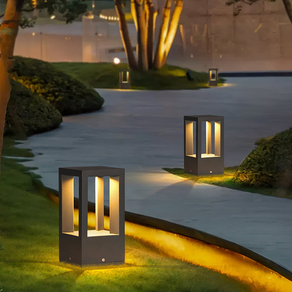 Ray Minimalista Cavo Rettangolare Moderno Lampade da Esterno