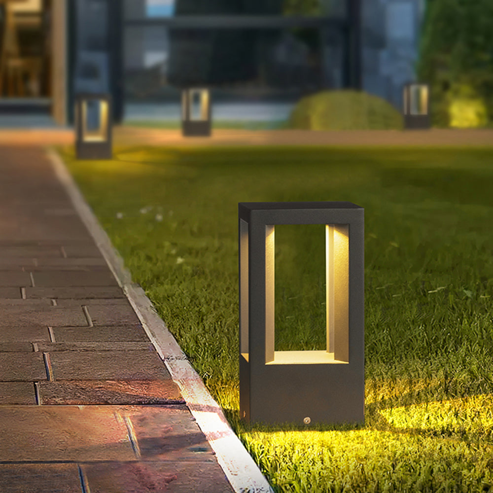Ray Minimalista Cavo Rettangolare Moderno Lampade da Esterno