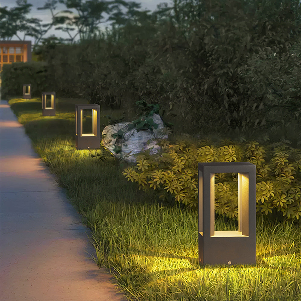Ray Minimalista Cavo Rettangolare Moderno Lampade da Esterno