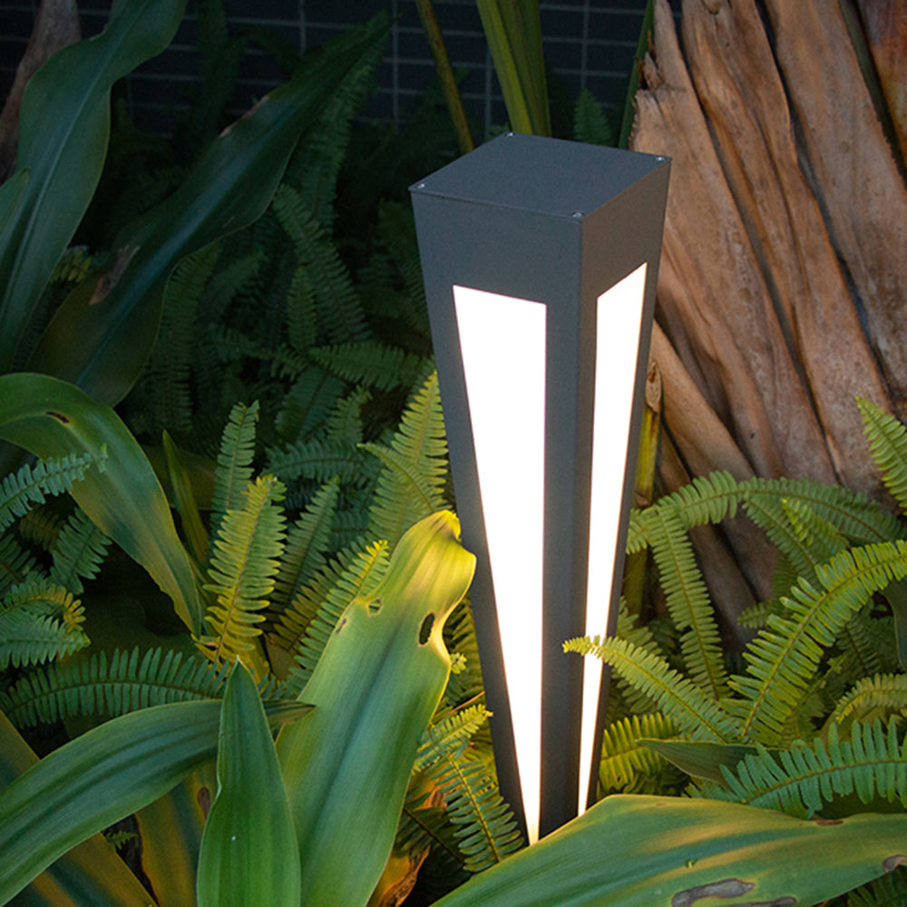 Ray Solare Lineare Trigonale Moderno Lampade da Esterno Metallo