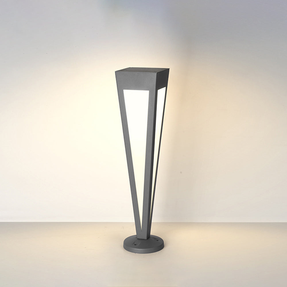 Ray Solare Lineare Trigonale Moderno Lampade da Esterno Metallo
