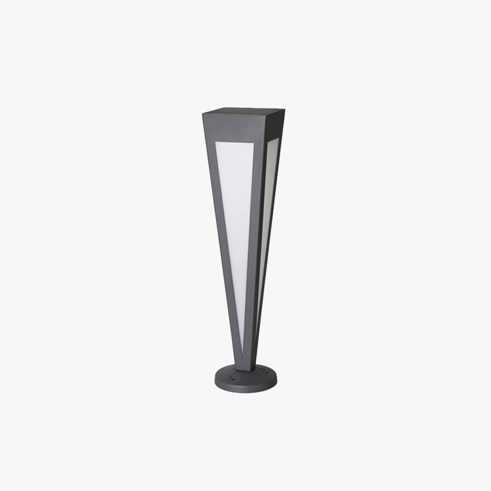 Ray Solare Lineare Trigonale Moderno Lampade da Esterno Metallo