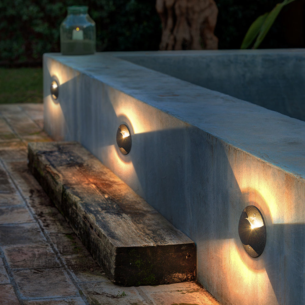Ray Incasso LED Lampade da Esterno Metallo/Vetro Giardino