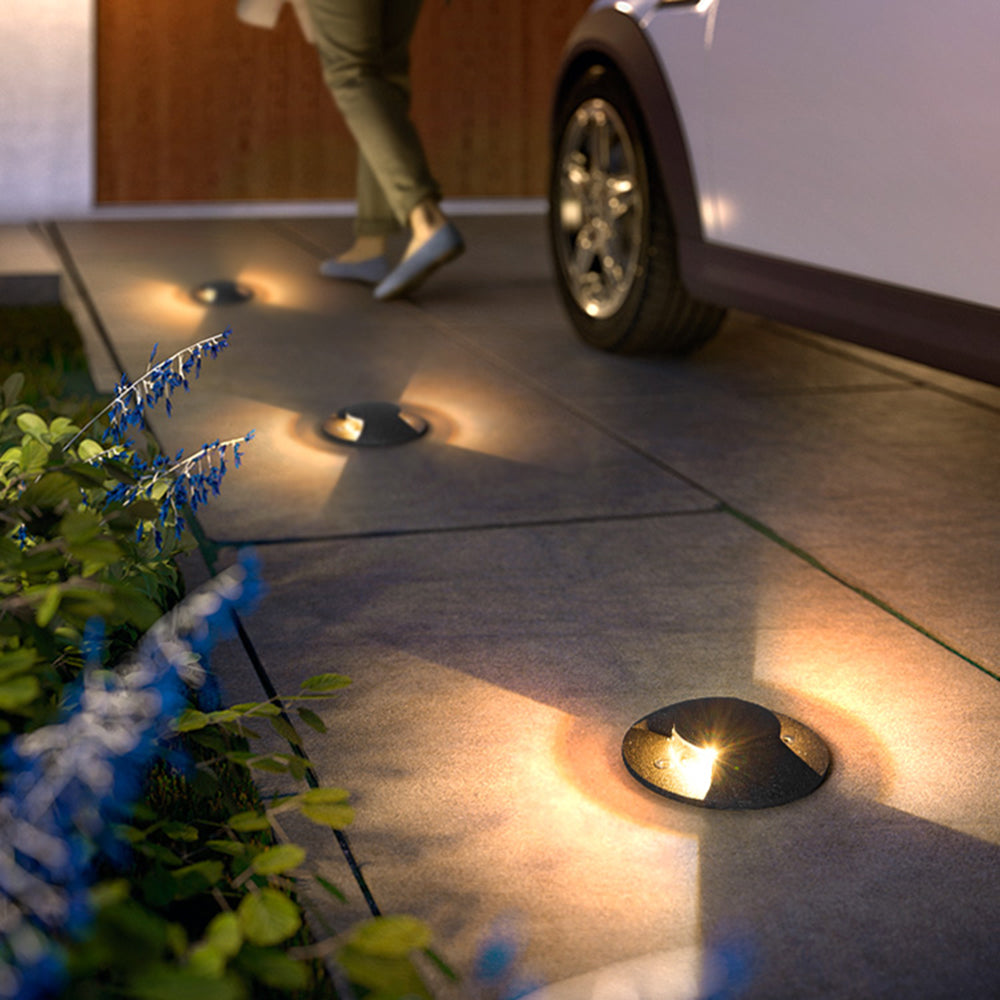 Ray Incasso LED Lampade da Esterno Metallo/Vetro Giardino