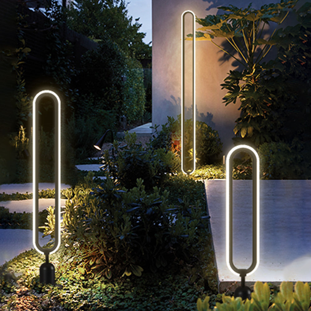 Ray Moderno LED Metallo/Acrilico Solare Lampade da Esterno