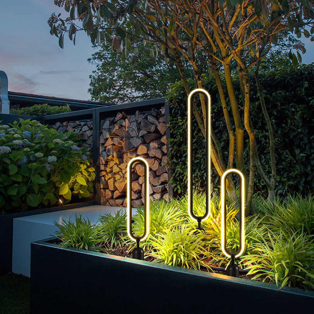 Ray Moderno LED Metallo/Acrilico Solare Lampade da Esterno