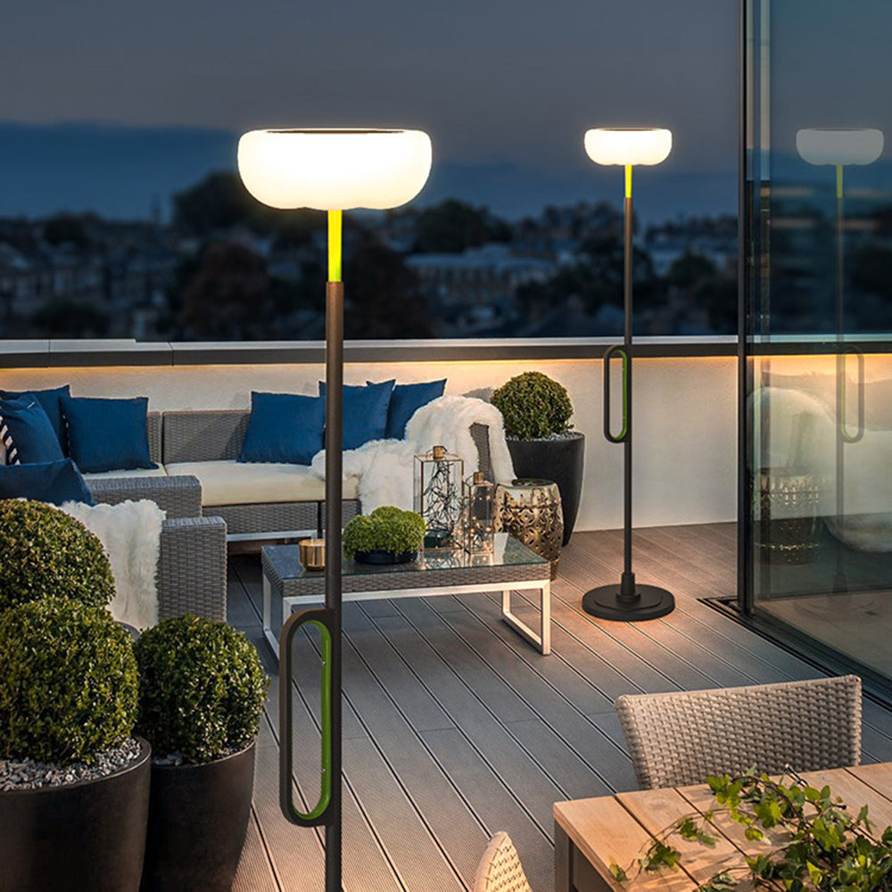 Ray Minimalista Fiore Lampade da Esterno LED Metallo/Acrilico Solare