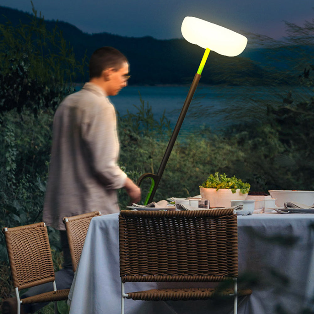Ray Minimalista Fiore Lampade da Esterno LED Metallo/Acrilico Solare