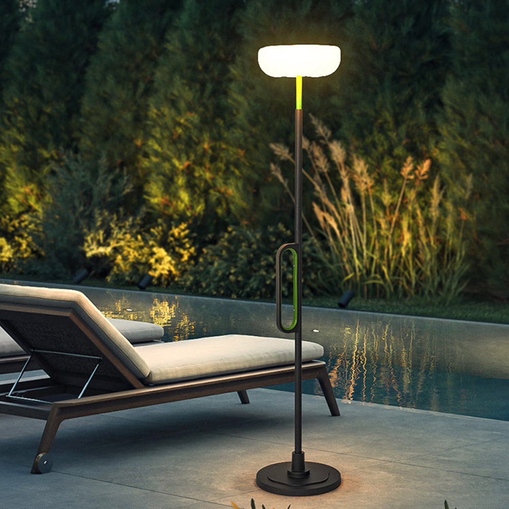 Ray Minimalista Fiore Lampade da Esterno LED Metallo/Acrilico Solare