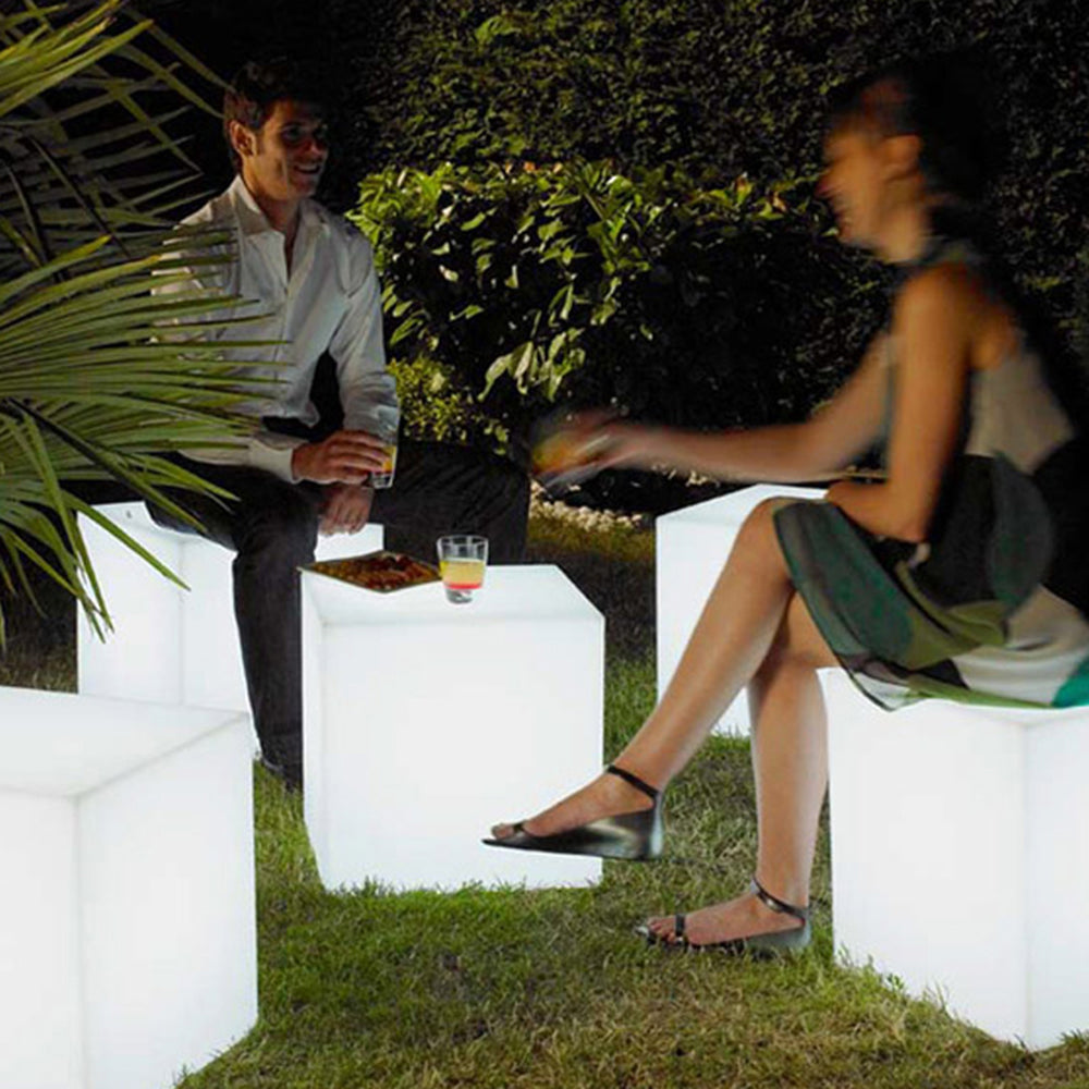 Ray Cubo LED Ricaricabile Lampade da Esterno PE