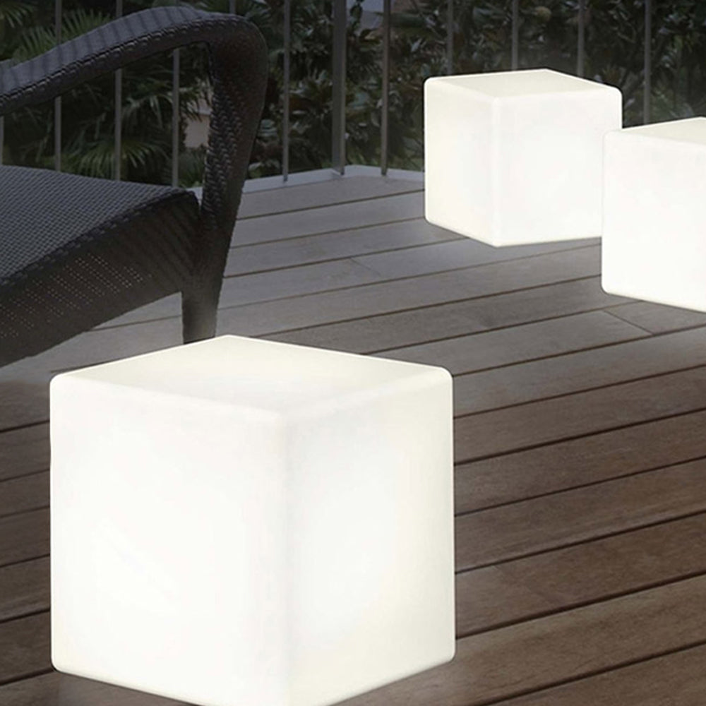 Ray Cubo LED Ricaricabile Lampade da Esterno PE