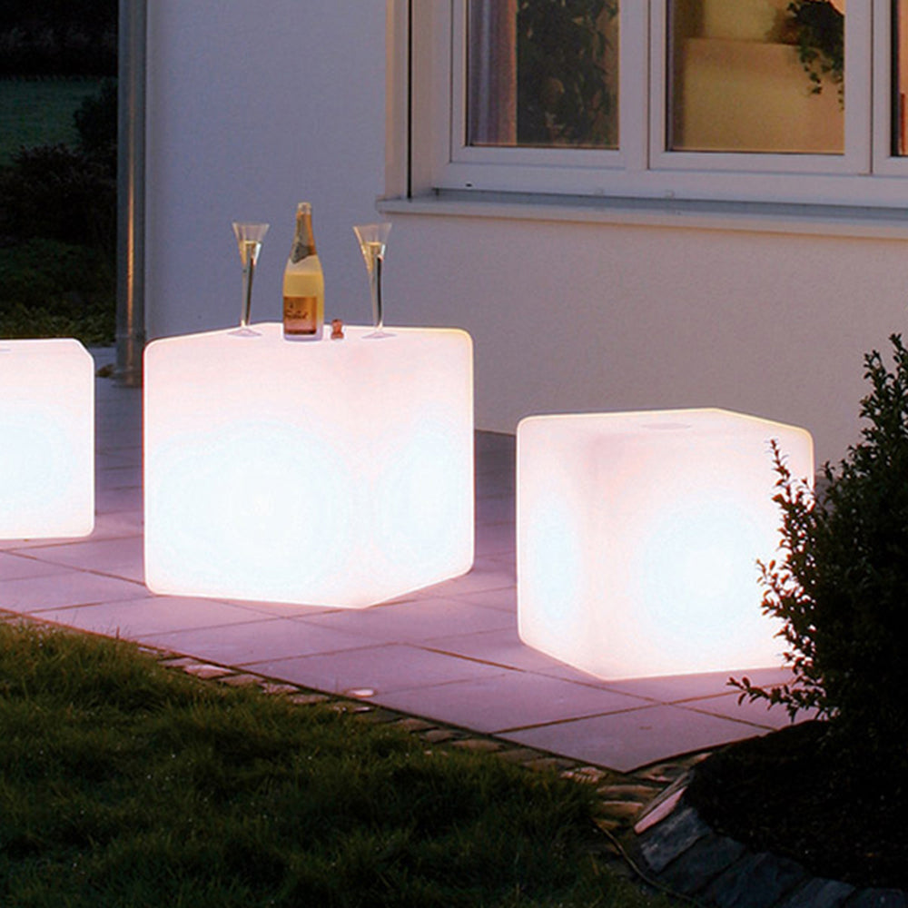 Ray Cubo LED Ricaricabile Lampade da Esterno PE