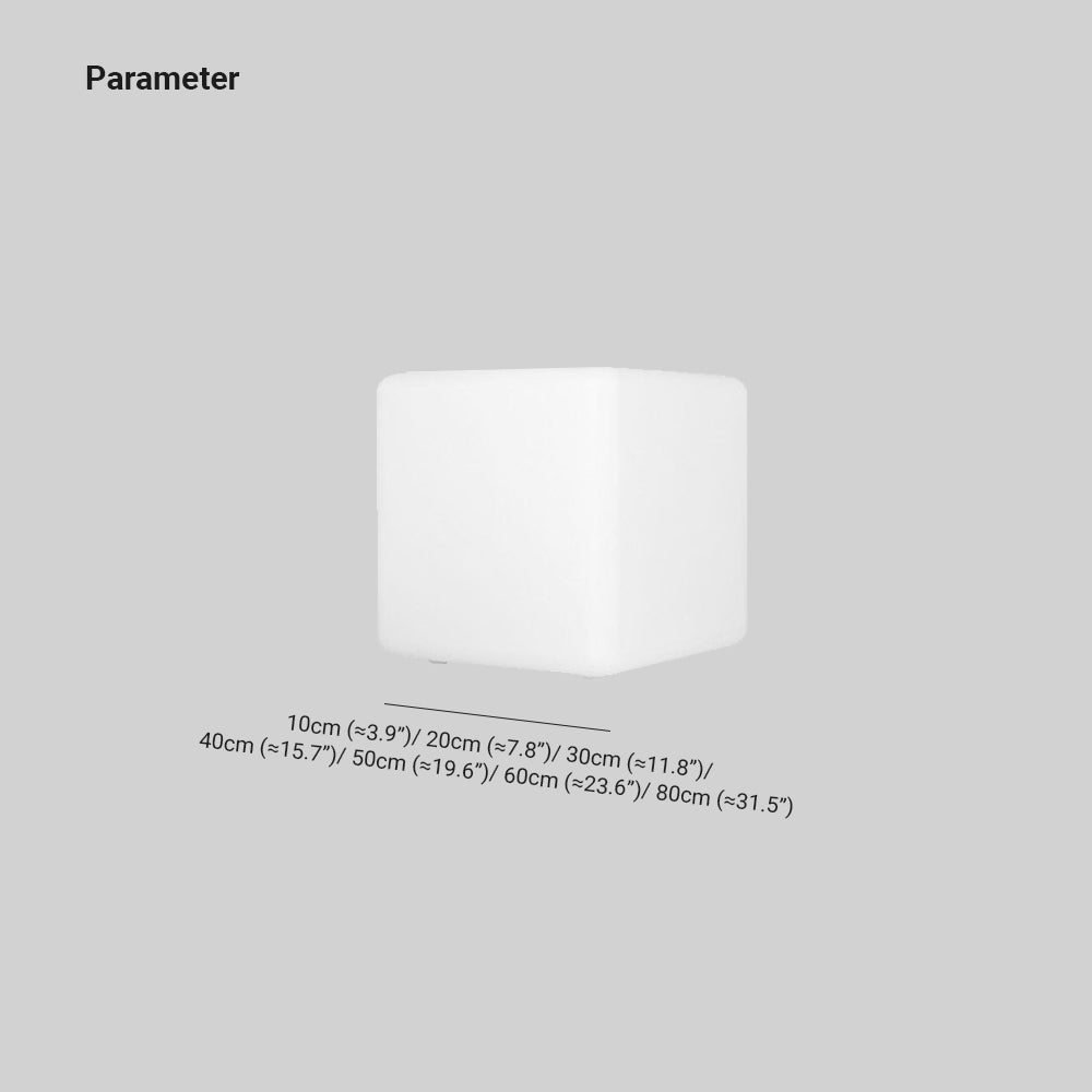 Ray Cubo LED Ricaricabile Lampade da Esterno PE