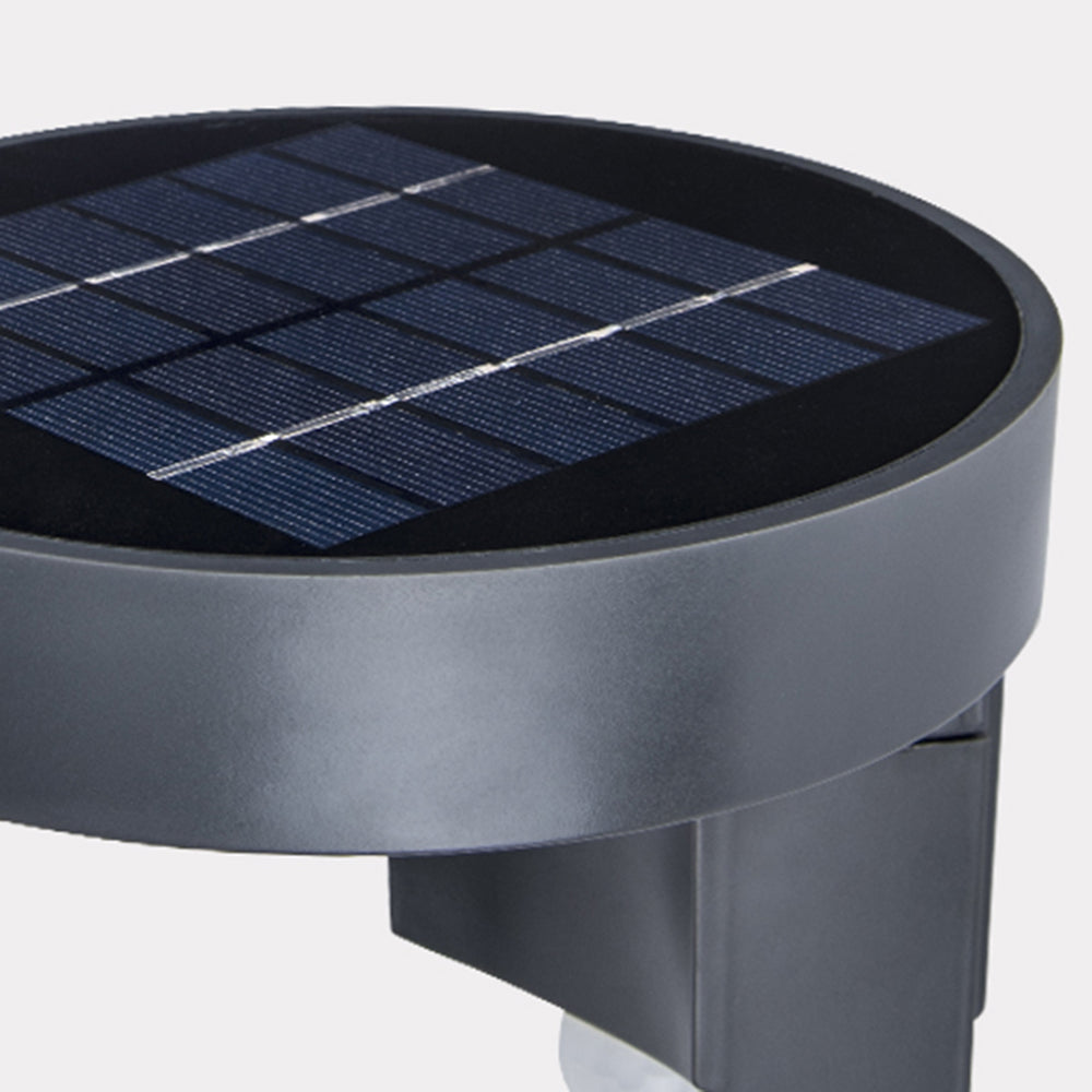 Ray Moderno Rotondo Solare Metallo Applique da Esterno Corridoio