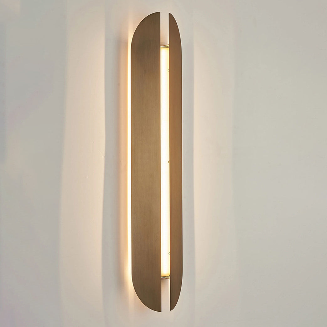 Aare Natural Stainless Wall Lamp - Lamp Copper