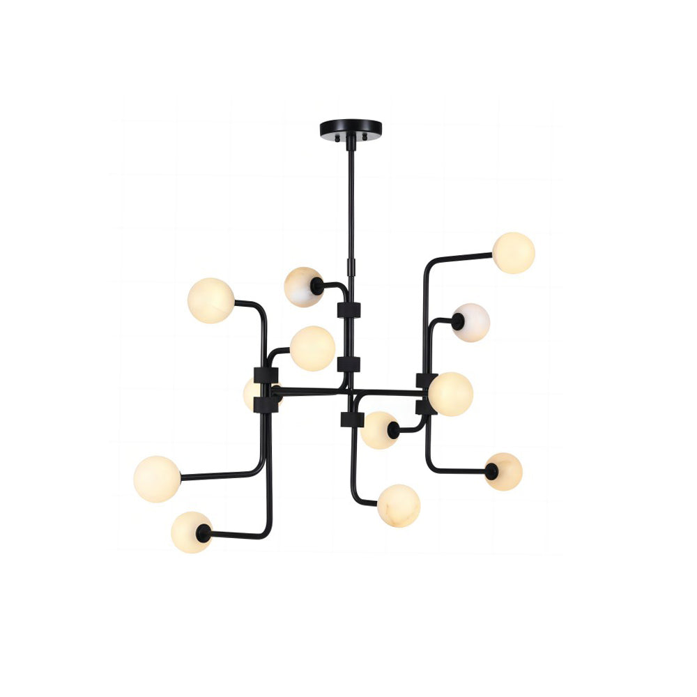 Aballs Elegance Unique Glass Chandelier - Lamp Copper