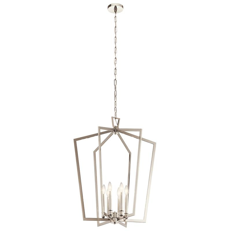 Abbotswell Traditional Modern Brass Chandelier - Lamp Copper
