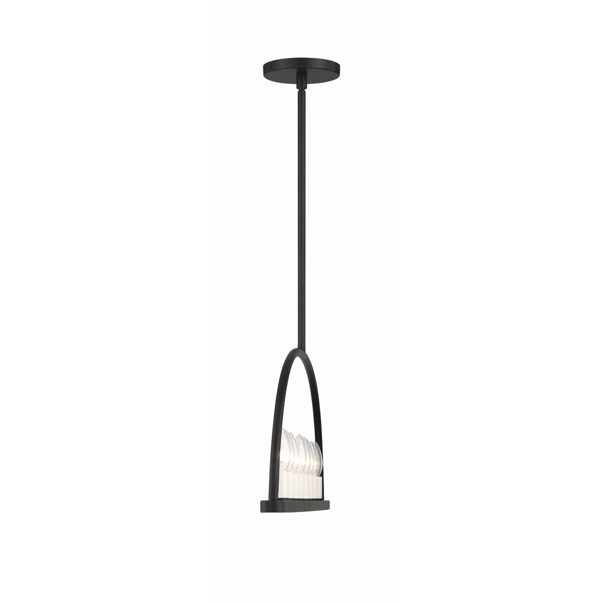 Abbott Linear Minimalist Metal Chandelier - Lamp Copper