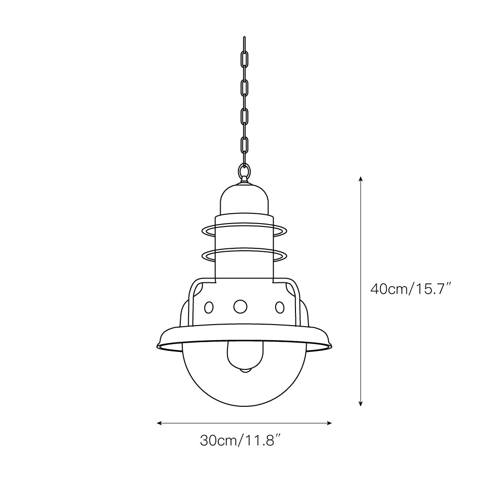 Abeleisa Chic Industrial Metal Pendant Lamp - Lamp Copper