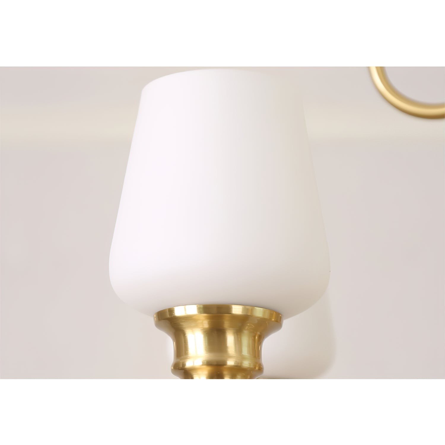 Abrahamson Traditional Shaded Tiered Brass Glass Chandelier - Lamp Copper