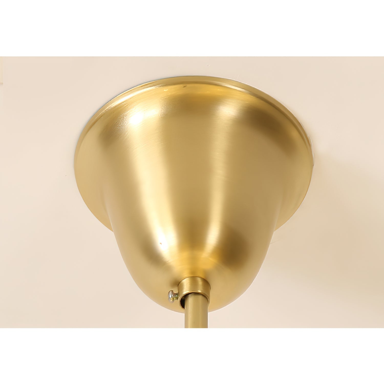 Abrahamson Traditional Shaded Tiered Brass Glass Chandelier - Lamp Copper