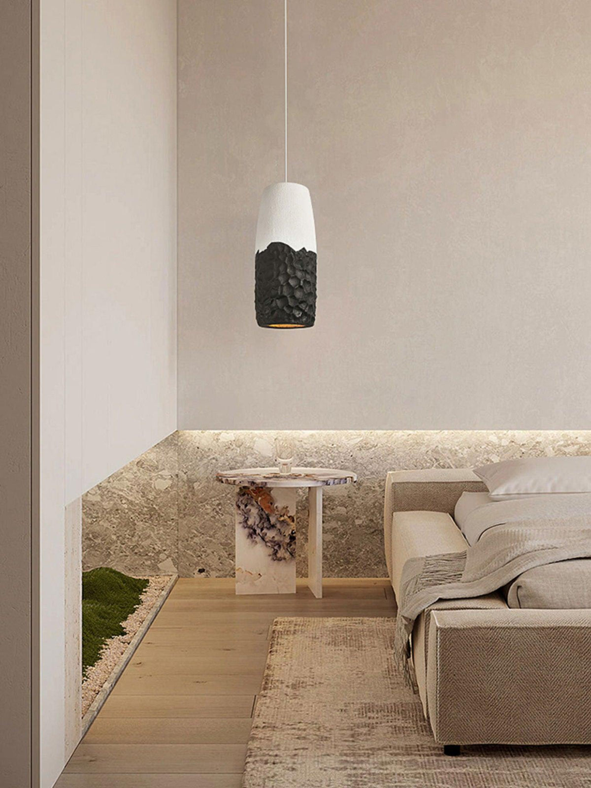 Orphaarae Modern Minimalist Plastic Pendant Lamp - Blowlighting