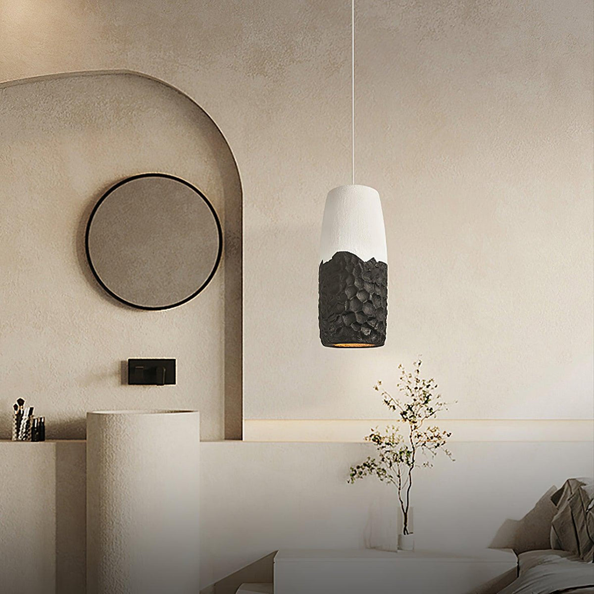 Orphaarae Modern Minimalist Plastic Pendant Lamp - Blowlighting