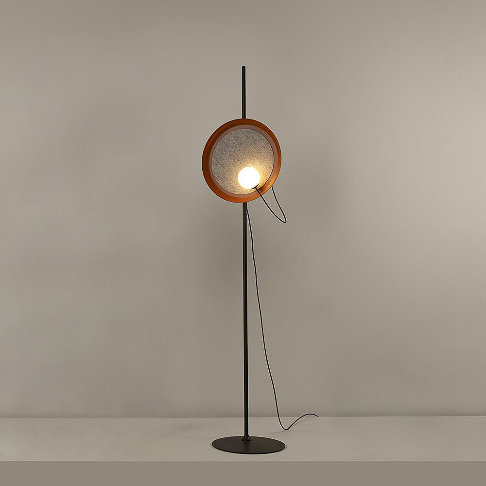 Acoustic Disc Floor Lamp - Lamp Copper