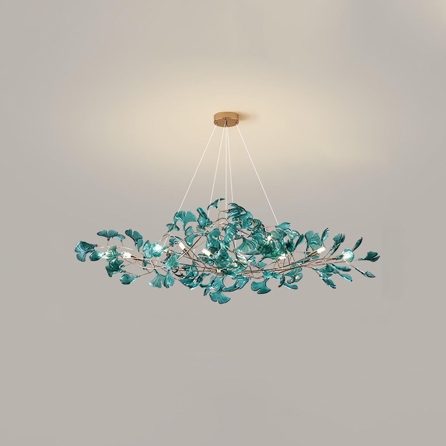 Olivia Lampadari in Acrilico a Forma di Ginkgo
