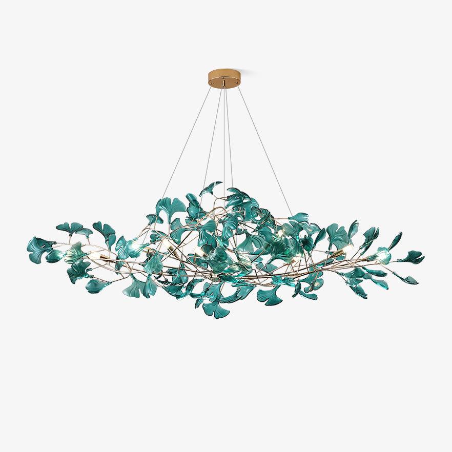 Olivia Lampadari in Acrilico a Forma di Ginkgo