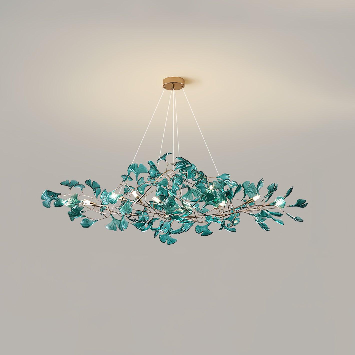 Olivia Lampadari in Acrilico a Forma di Ginkgo